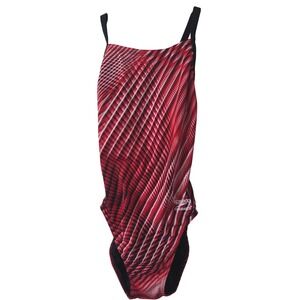 Speedo Endurance+ Crossback One Piece Swimsuit Abstract Print Lap Swim 28